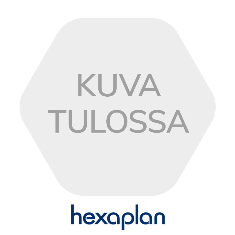 Pumppukärry Hexa 2000 kg, pyörät teli/PU