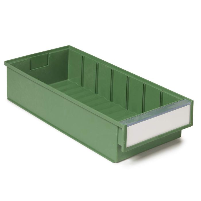 Treston BiOX hyllylaatikko 4020-7, 186x400x82 mm, vihreä