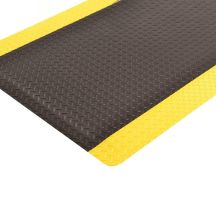 Työtilamatto Cushion Trax® 910x3000 mm, musta/keltainen