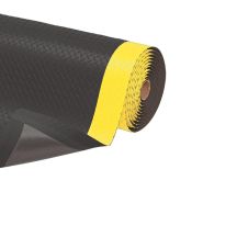 Työtilamatto Cushion Trax® lev. 600 mm, musta/keltainen
