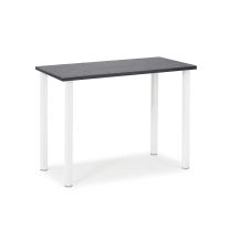 Sivupöytä PRO 1000x500 mm, valk. jalat, taso musta puusyy