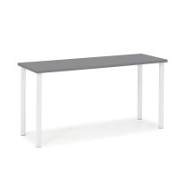Sivupöytä PRO 1500x500 mm, valk. jalat, taso tummanharmaa