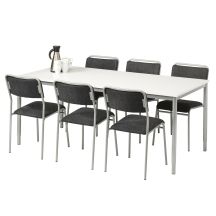 Smart-pöytä, 1800x800 mm, valkoinen