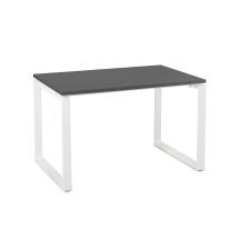 Square-pöytä 1200 mm, harmaa, valkoinen jalka