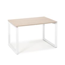 Square-pöytä 1200 mm, koivu, valkoinen jalka