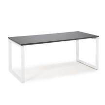 Square-pöytä 1800 mm, harmaa, valkoinen jalka