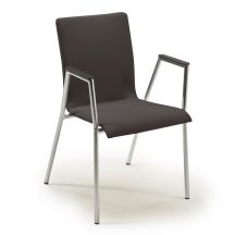 Cadeira-tuoli käsinojilla, musta