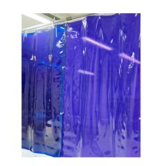 Hitsausverho, UV-suoja, 1830 x 2000 mm, läpikuultava sininen