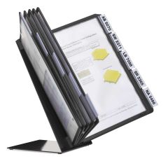 Selailuteline Vario® Table A4, musta,  10 taskua